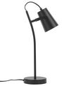 Tischlampe schwarz 39 cm rund FLINT_877597