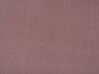 Penkki sametti säilytystila vaaleanpunainen 49 x 34 cm ODESSA_804267
