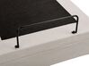 Fabric EU King Size Adjustable Bed Beige DUKE II_910553