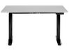 Electric Adjustable Standing Desk 120 x 72 cm Grey and Black DESTINAS_899647