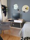 1 Drawer Home Office Desk with Shelf 100 x 48 cm Light Wood DEORA_722723