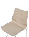 Set of 4 Dining Chairs Beige HARTLEY_873457