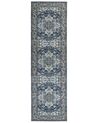 Tappeto grigio e blu 60 x 200 cm KOTTAR_831401