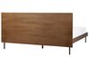 Bed hout donkerbruin 180 x 200 cm LIBERMONT_912714