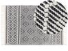 Alfombra de lana negro/blanco 160 x 230 cm SAVUCA_856510