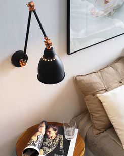 Seinävalaisin metalli musta MISSISSIPPI L Seinävalaisin metalli musta MISSISSIPPI L