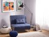 Fabric Single Sofa Bed Blue FARRIS_699996