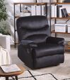 Velvet Recliner Chair Black ESLOV_779810