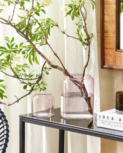 Kukkamaljakko lasi vaaleanpunainen 20/11 cm 2 kpl RASAM Kukkamaljakko lasi vaaleanpunainen 20/11 cm 2 kpl RASAM