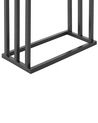 Toallero de metal negro/madera oscura 45 x 84 cm CHARRAS_821540