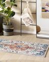 Teppich mehrfarbig orientalisches Muster 60 x 200 cm Kurzflor ENAYAM_831704