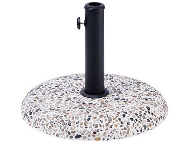 Base in cemento per ombrellone con effetto pietra ⌀ 47 cm CEVO