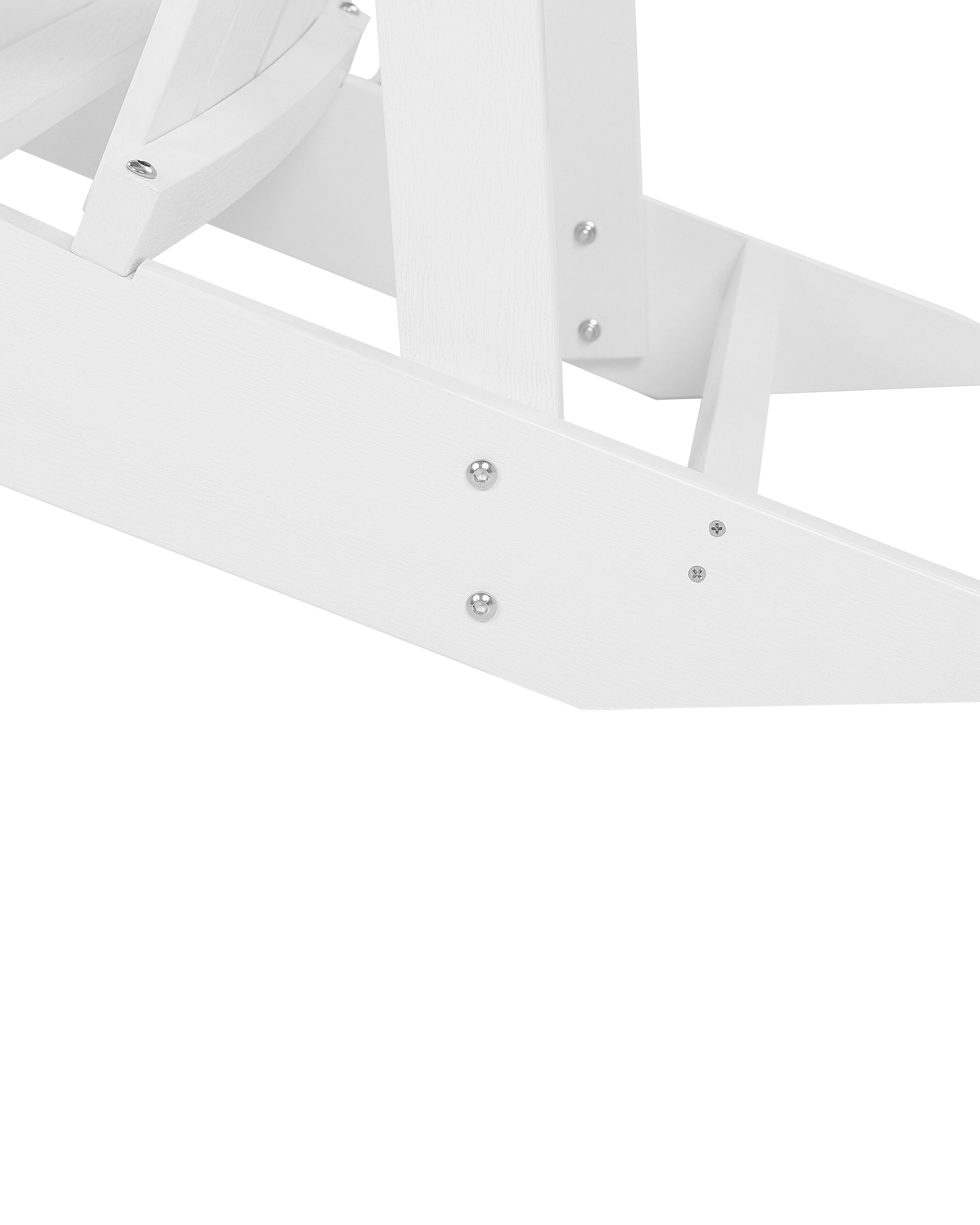 Krzesło ogrodowe białe ADIRONDACK