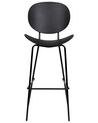 Set of 2 Bar Chairs Black SHONTO_886180