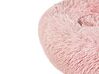 	Cama para perro de piel ecológica rosa ⌀ 80 cm KULU_826562