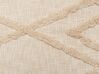 Decke Baumwolle beige 130 x 180 cm orientalisches Muster MORBI_829205