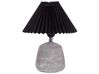 Fekete kerámia asztali lámpa kétdarabos szettben 32 cm ZEYI_898537
