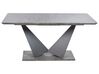 Rozkladací jedálenský stôl s betónovým vzhľadom 160/200 x 90 cm sivá/čierna ALCANTRA_872208