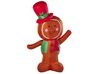 Christmas Inflatable LED Gingerbread Man 240 cm Brown SAVELA_812376