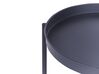 Odkládací stolek tmavé dřevo/černá ⌀ 41 cm BORDEN_824239