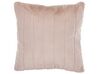Set di 2 cuscini pelliccia rosa pastello 45 x 45 cm PUMILA_822115