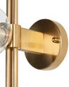 Væglampe med 3 pærer guld H 75 cm TULIJA_867063
