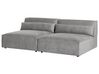 2-Sitzer Sofa grau ohne Armlehnen HELLNAR_912036