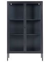 Steel Display Cabinet Black NASH_850376