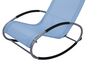 Krzesło ogrodowe bujane niebieskie CAMPO_751518