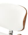 Armless Desk Chair White ROTTERDAM_713243