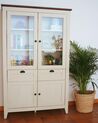 Cupboard with Glass Display Cream SEATLLE_827416