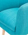 Kék kárpitozott fotel MELBY_477109