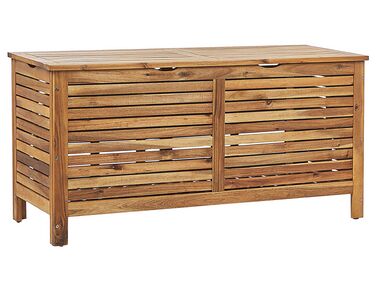 Úložný box akáciové drevo 130 x 48 cm svetlohnedý RIVIERA