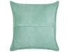 Set of 2 Corduroy Cushions 43 x 43 cm Light Green ZINNIA_855265