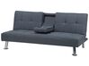 Fabric Sofa Bed Dark Grey ROXEN_701961
