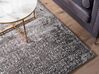 Teppich dunkelgrau-silber 160 x 230 cm abstraktes Muster Kurzflor ESEL_762572
