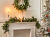 Osvícený vánoční věnec ⌀ 50 cm zelený WHITEHORN _881150