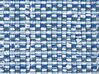 Tappeto blu marino rettangolare in cotone fatto a mano - 80x150cm - BESNI_483991