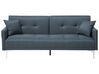 Fabric Sofa Bed Dark Blue LUCAN_707210