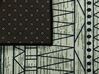 Teppich schwarz-grau Zickzackmuster 80 x 150 cm KEBAN _796359