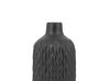 Dekoratívna kameninová váza 31 cm čierna EMAR_796075