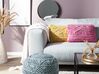 Cotton Cushion Macrame 30 x 50 cm Pink KIRIS_849342