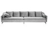 Velvet Sofa Light Grey AURE_851536