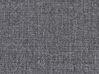 Lettino prendisole reclinabile alluminio e fibra tessile grigio scuro e bianco AMELIA_849528