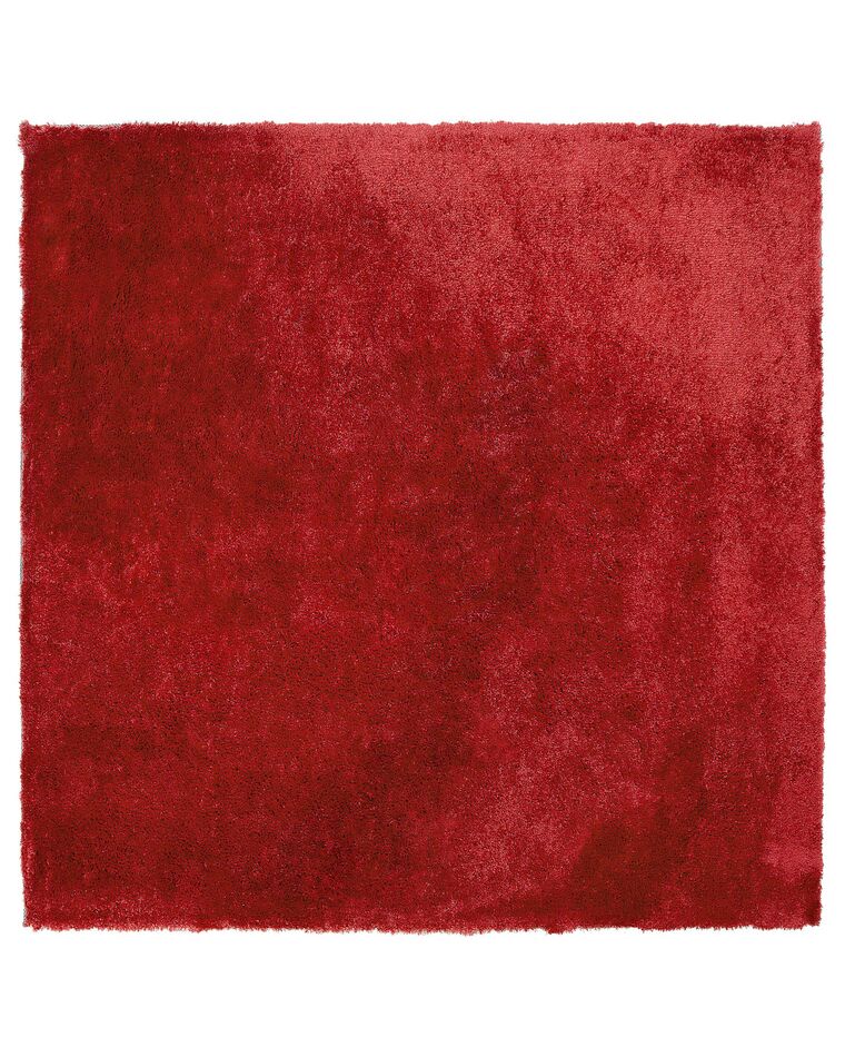 Tappeto shaggy rosso 200 x 200 cm EVREN_758881
