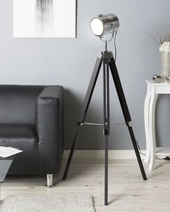 Lattiavalaisin mäntypuu musta ALZETTE