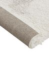 Shaggy Area Rug 160 x 230 cm White and Grey MASIS_854498