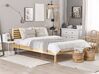 Wooden EU Super King Size Bed Light CARNAC_677860