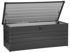 Ulkosäilytyslaatikko teräs grafiitinharmaa 600L CEBROSA Ulkosäilytyslaatikko teräs grafiitinharmaa 600L CEBROSA