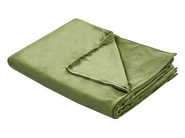 Copripiumino per coperta ponderata verde scuro 100 x 150 cm RHEA